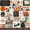 Echo Park Trick Or Treat 12 x 12 Cardstock Element Sticker Sheet